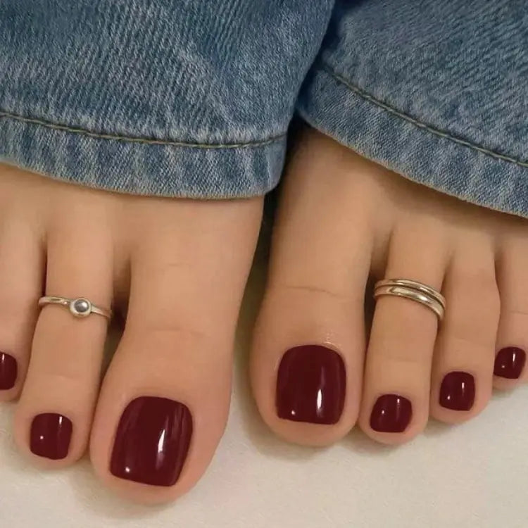 Kit Pédicure en Gel Bordeaux