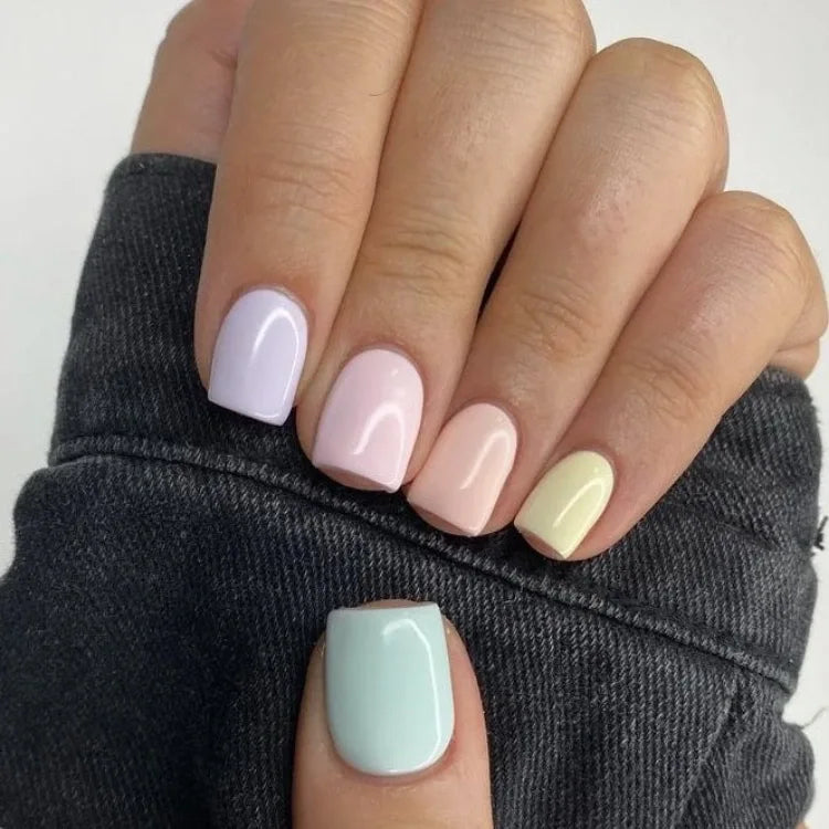 Kit Ongle En Gel Pastel Multicolore