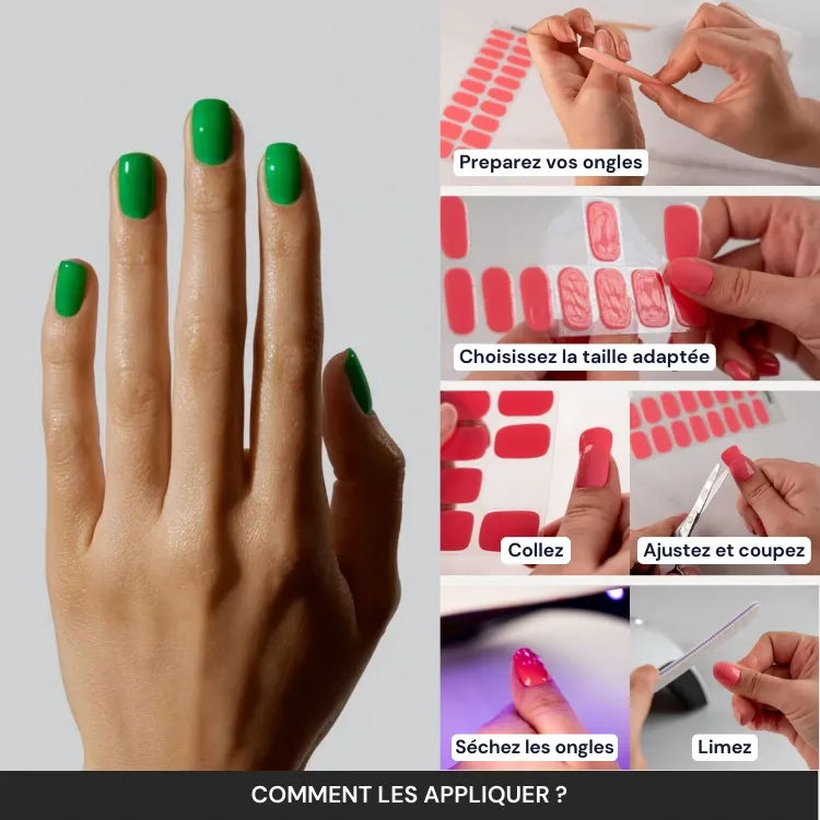 Kit Ongle En Gel Vert