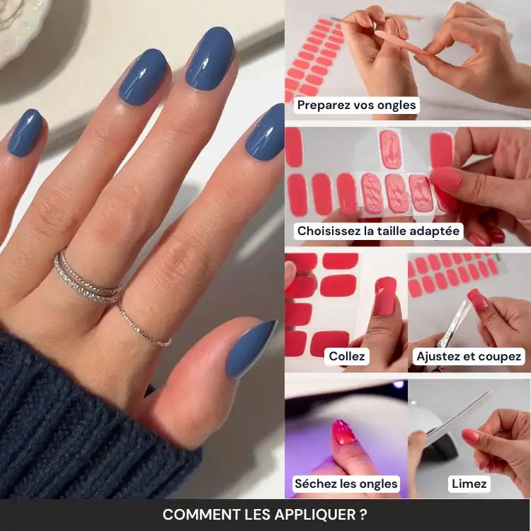 Kit Ongle En Gel Bleu Regal