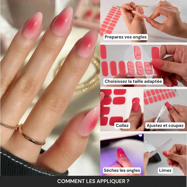 Kit Ongle En Gel Blushing Rose