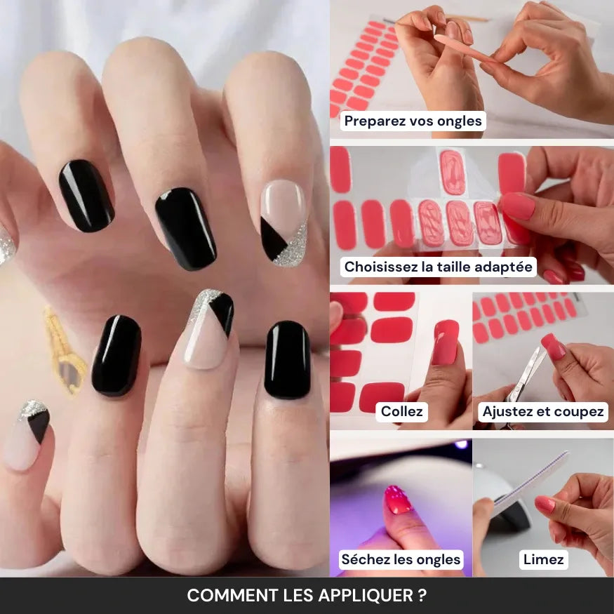 Tuto : Comment appliquer les bandes en gel