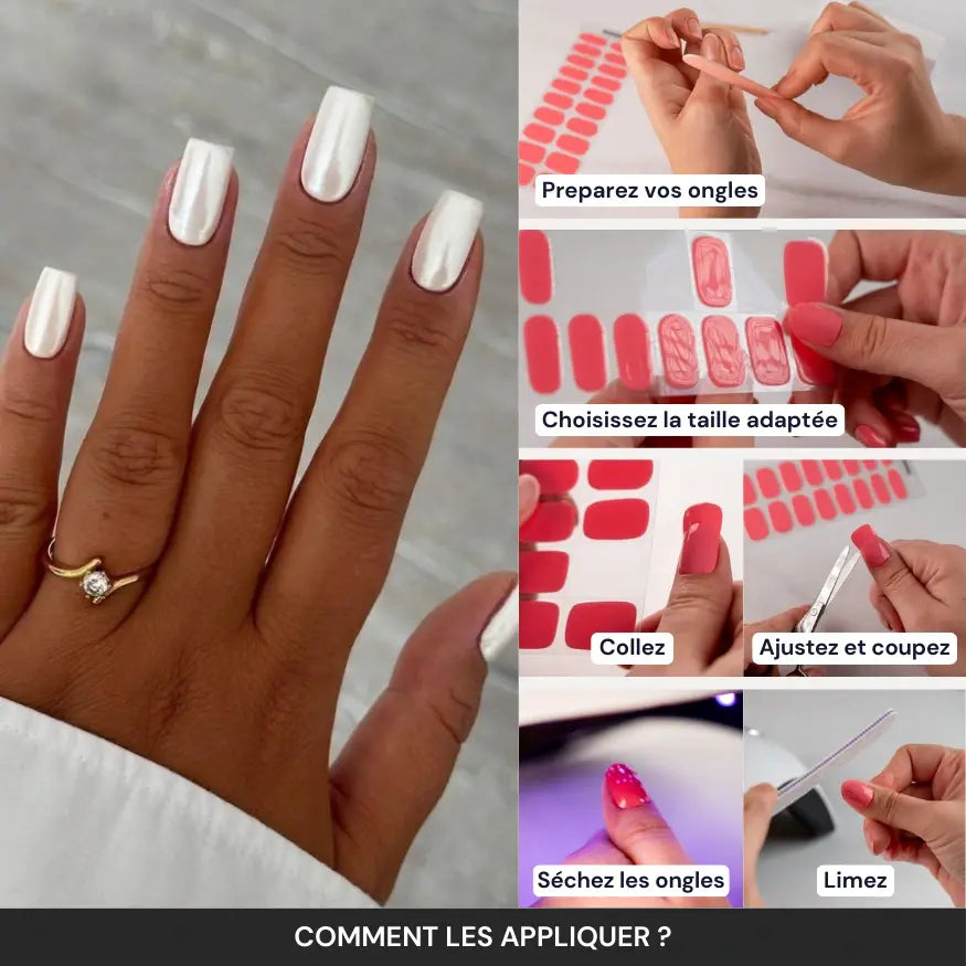 Tuto : Comment appliquer les bandes en gel