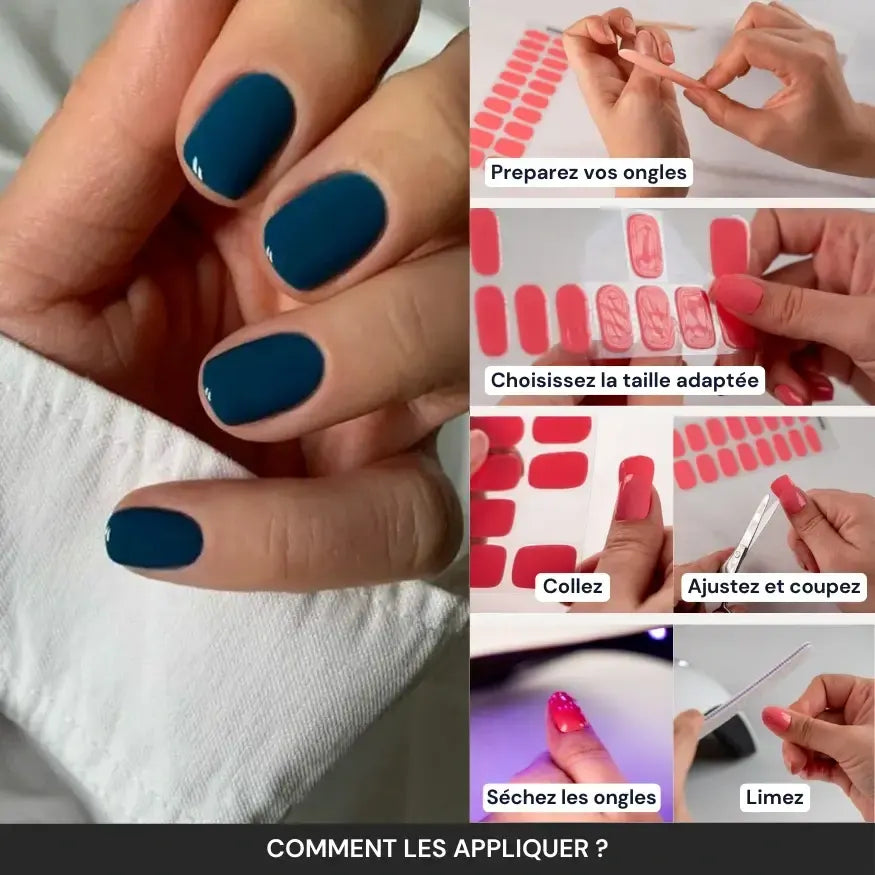 Comment appliquer les bandes en gel
