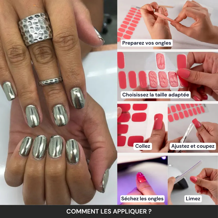 Tuto : comment appliquer les bandes en gel