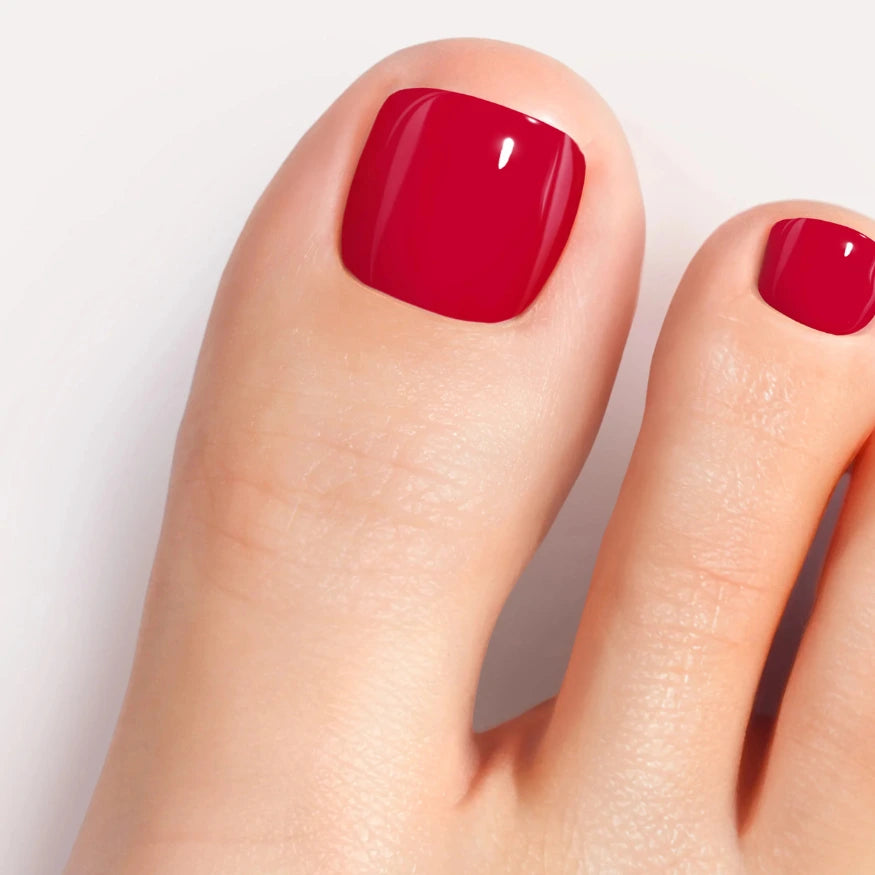 Kit Pédicure en Gel Rouge Cerise