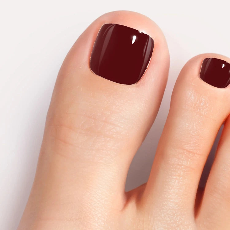 Kit Pédicure en Gel Bordeaux