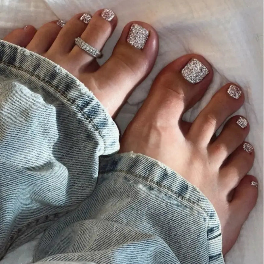 Kit Pédicure en Gel Argenté