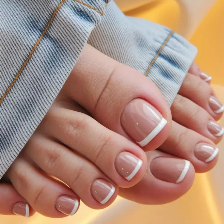 Kit Pédicure en Gel French Blanc