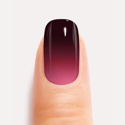 Kit Ongle En Gel Babyboomer Noir Et Rouge
