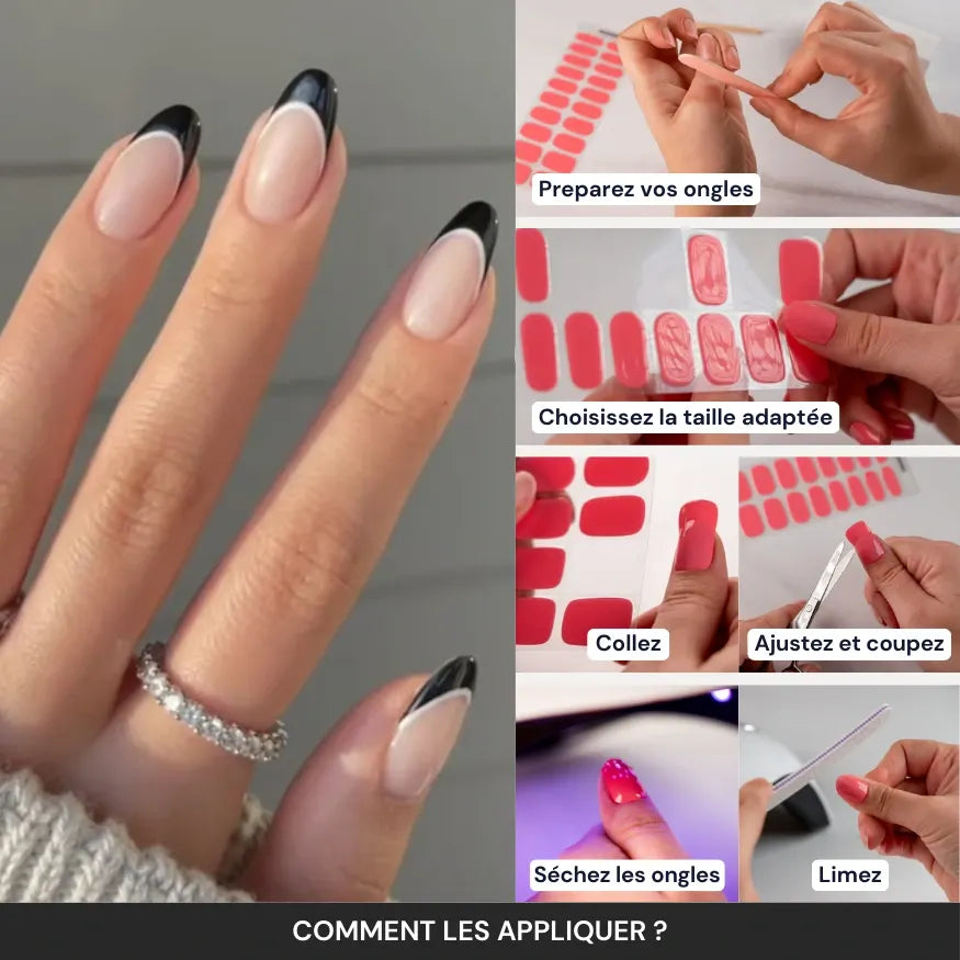 Tuto : comment appliquer les bandes en gel