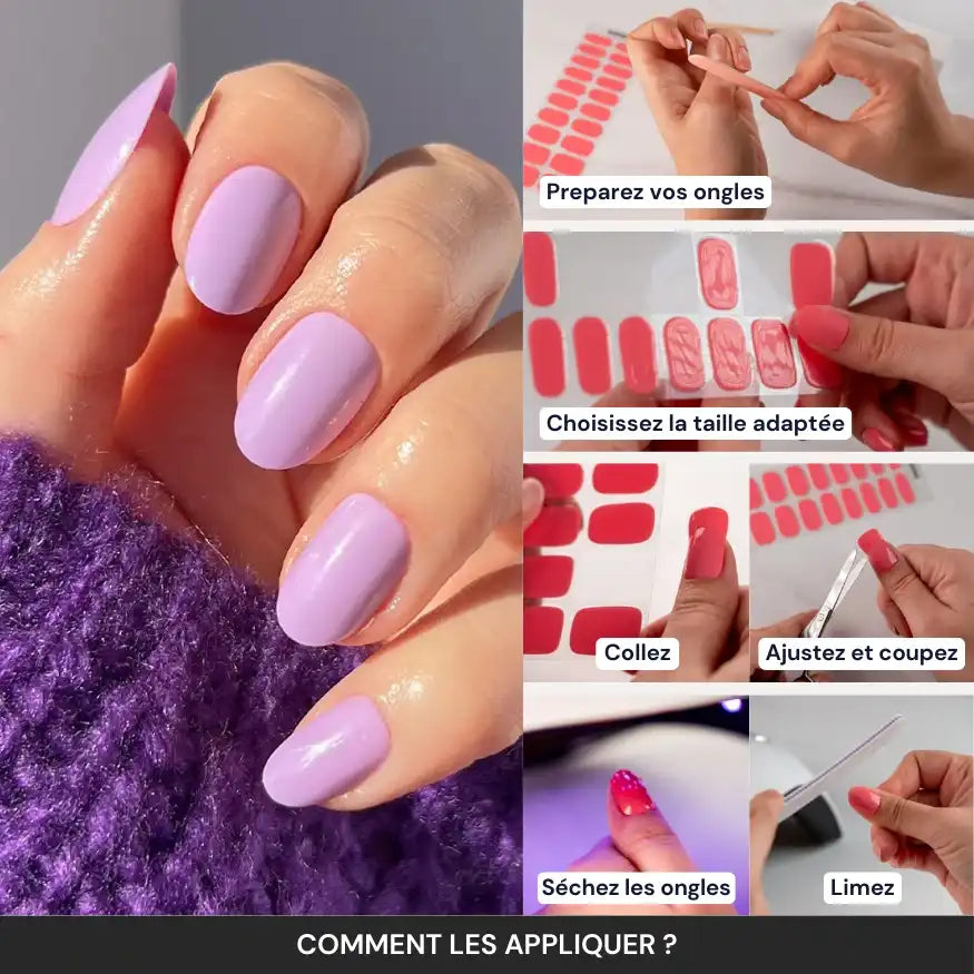 Tuto : comment appliquer bandes gel