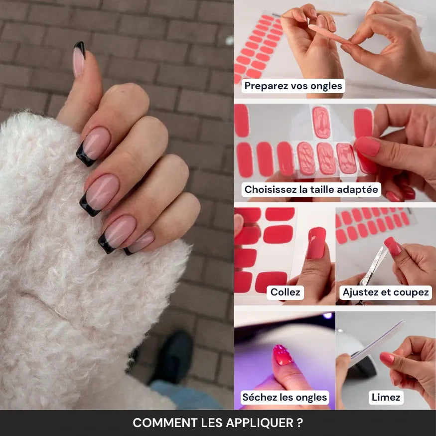 Tuto : Comment appliquer les bandes en gel