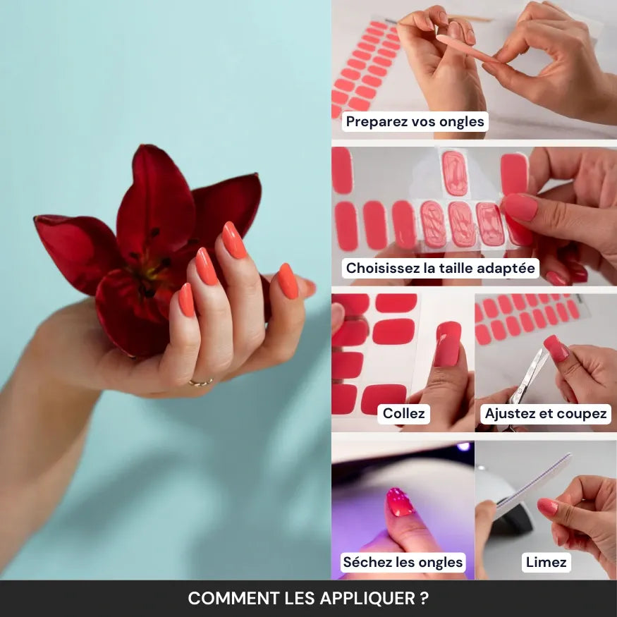 Tuto : comment appliquer les bandes en gel