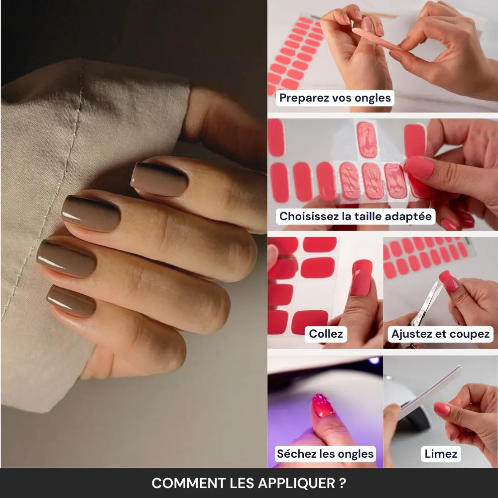 Tuto : Comment appliquer les bandes en gel