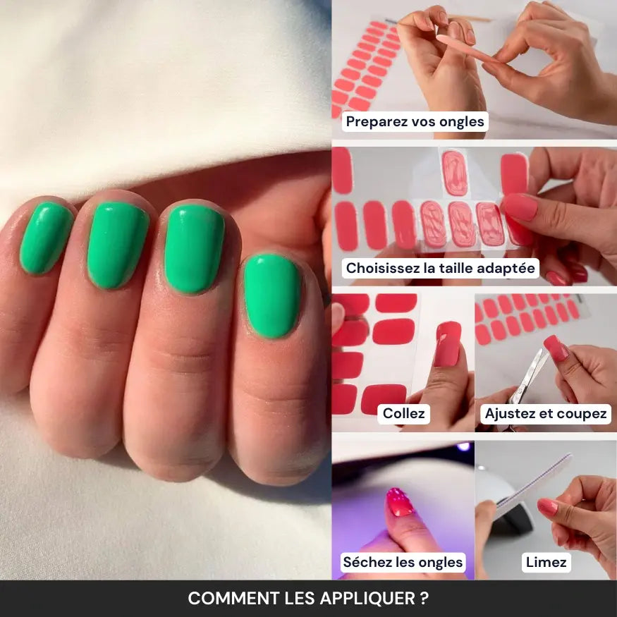 Tuto : Comment appliquer les bandes en gel