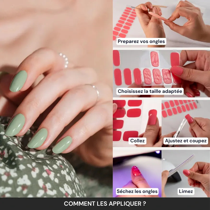 Tuto : Comment appliquer les bandes en gel