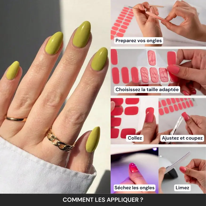 Tuto : Comment appliquer les bandes en gel