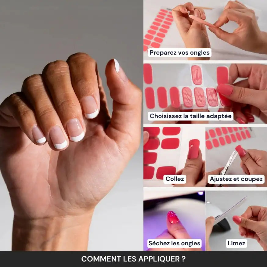 Comment appliquer les bandes de gel