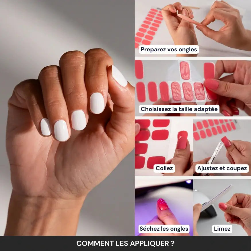 Tuto : Comment appliquer les bandes en gel