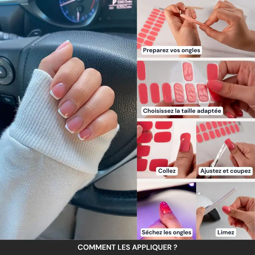 Tuto : Comment appliquer les bandes de gel