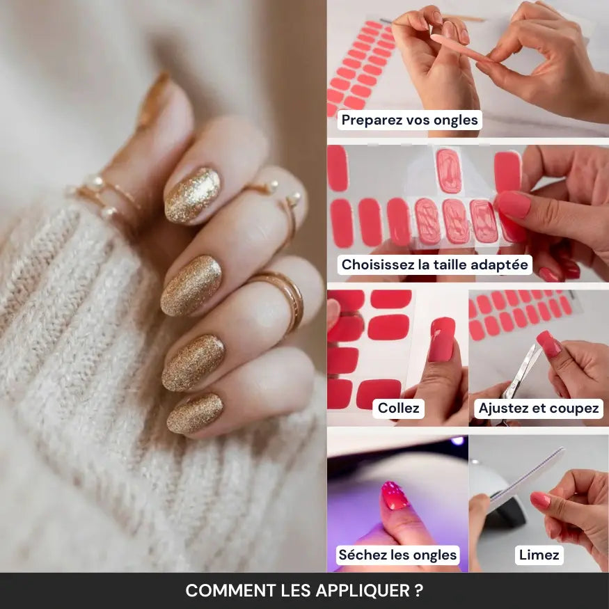 Tuto : comment appliquer les bandes gel