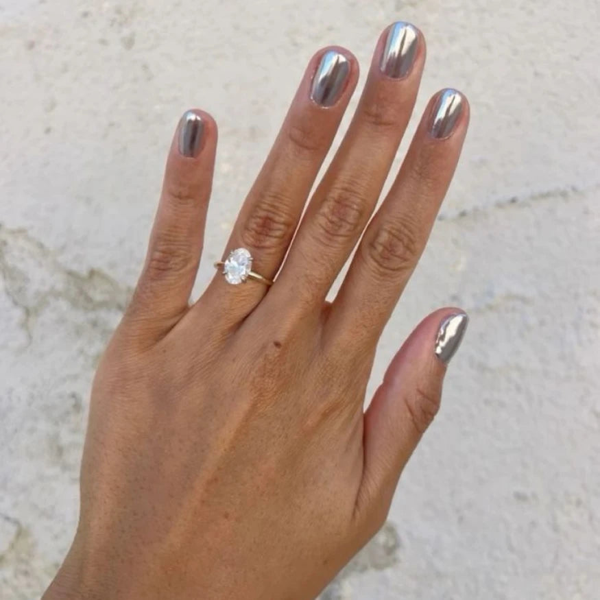 Mise en situation ongle chrome