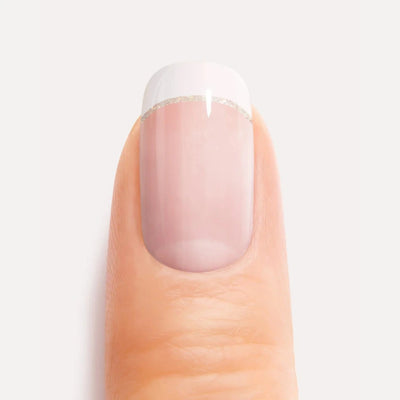 Kit Ongle En Gel French Blanc et Paillette