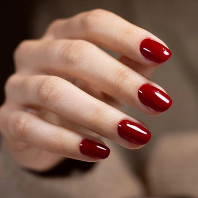 Kit Ongle En Gel Rouge Bordeaux