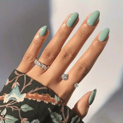 Kit Ongle En Gel Vert Pastel